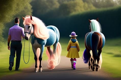 Miniature world of pony magic